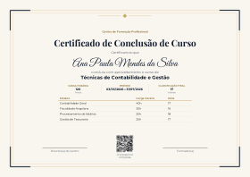 Pré-visualização do modelo Conclusão - Minimal Luxo - Meia-Noite e Ouro (Certificados)