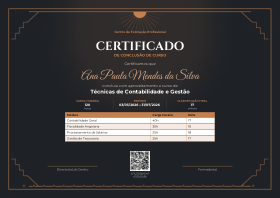 Pré-visualização do modelo Conclusão - Art Déco II - Grafite e Cobre (Certificados)