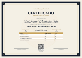 Pré-visualização do modelo Conclusão - Imperial - Meia-Noite e Ouro (Certificados)