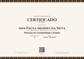 Pré-visualização do modelo Mérito - Samakaka - Bronze (Certificados de Mérito)