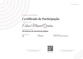 Pré-visualização do modelo Participação - Linhas Finas Espelhado - Rosa Quartzo (Certificado de Participação)