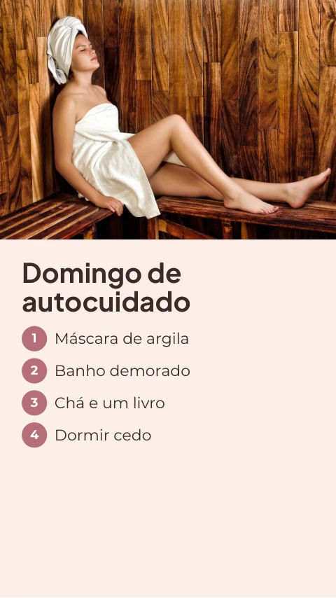 Pré-visualização do modelo Dia de autocuidado (Influencer)