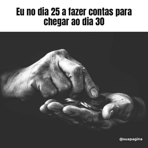 Pré-visualização do modelo Fim do mês (Memes & Entretenimento)