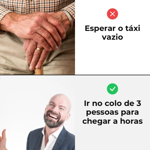 Pré-visualização do modelo Reação: táxi (Memes & Entretenimento)