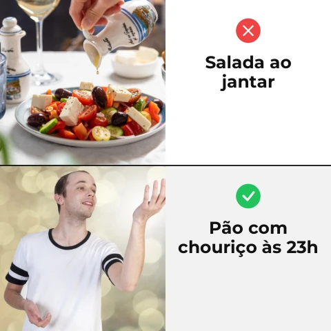 Pré-visualização do modelo Reação: comida (Memes & Entretenimento)