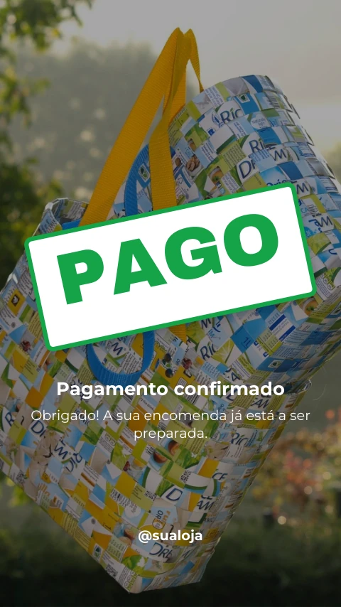 Pré-visualização do modelo PAGO (Negócios)
