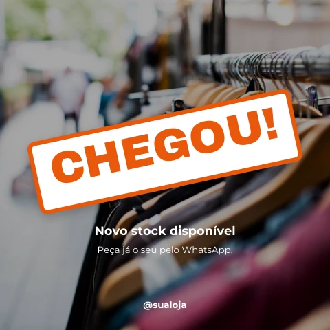 Pré-visualização do modelo Novo stock (Negócios)