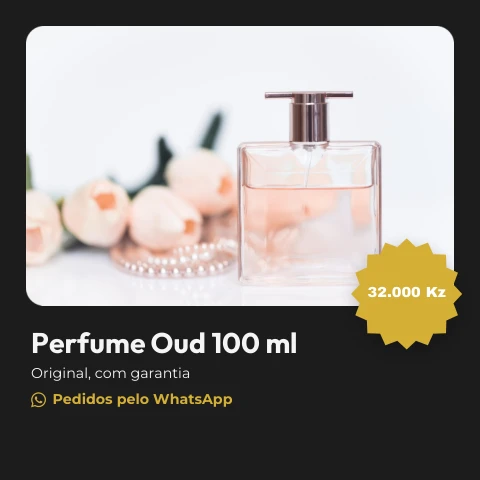 Pré-visualização do modelo Perfume (Negócios)