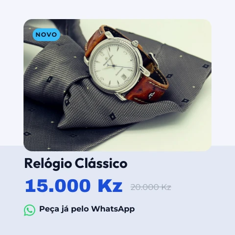 Pré-visualização do modelo Catálogo de produto (Negócios)
