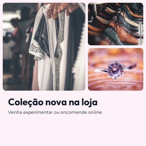 Pré-visualização do modelo Coleção nova (Negócios)