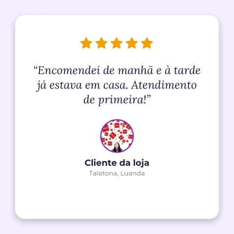 Pré-visualização do modelo Cliente satisfeito (Negócios)