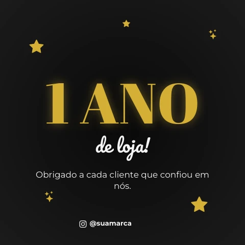 Pré-visualização do modelo Obrigado, clientes (Negócios)