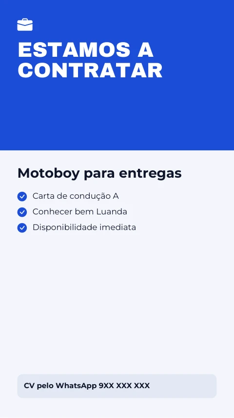 Pré-visualização do modelo Vaga (estado) (Negócios)