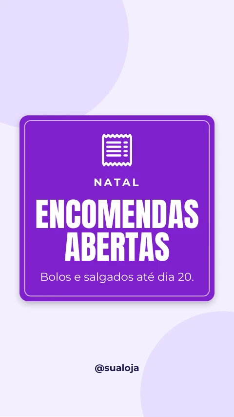 Pré-visualização do modelo Encomendas abertas (Negócios)