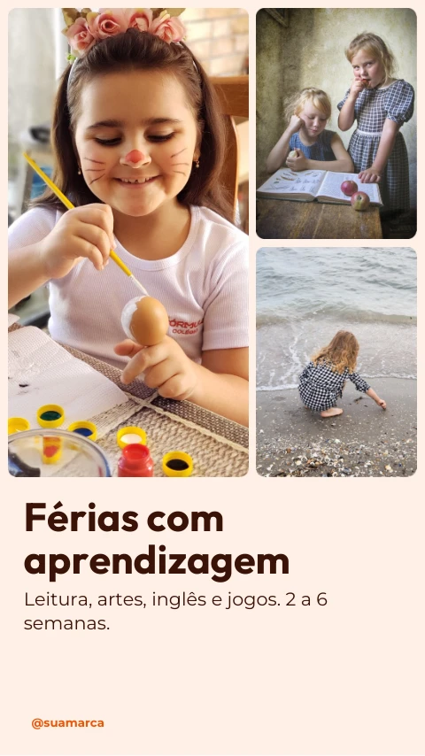 Pré-visualização do modelo Atividades de férias (Formação)