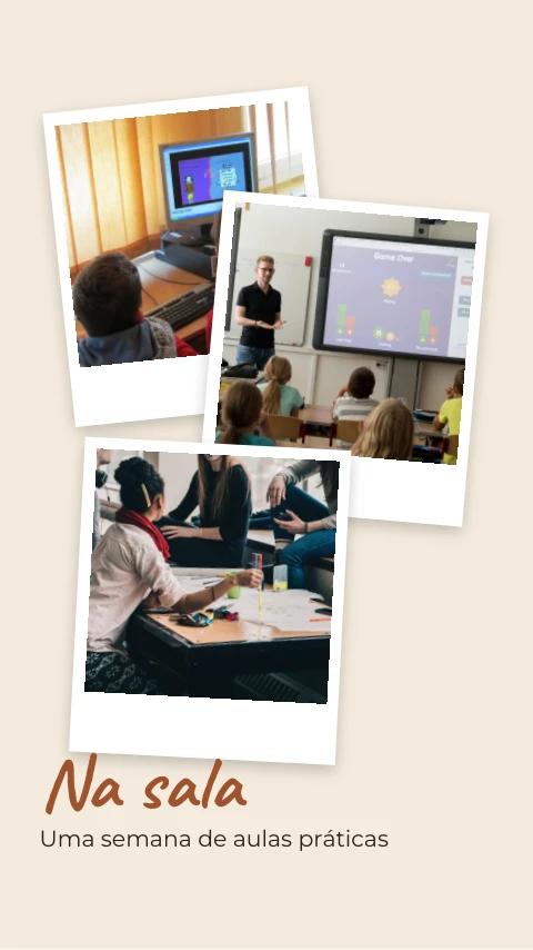 Pré-visualização do modelo Na sala de aula (Formação)
