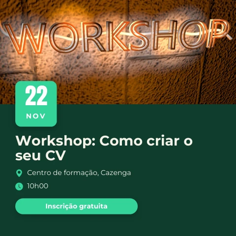 Pré-visualização do modelo Workshop gratuito (Formação)