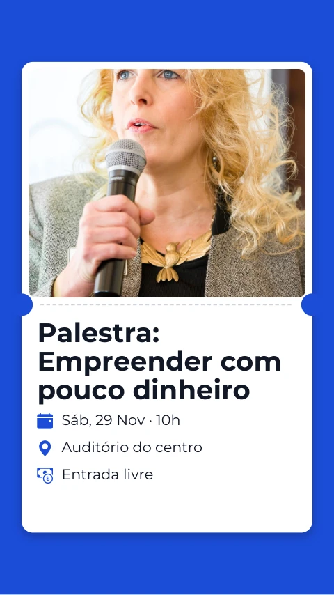 Pré-visualização do modelo Palestra (Formação)