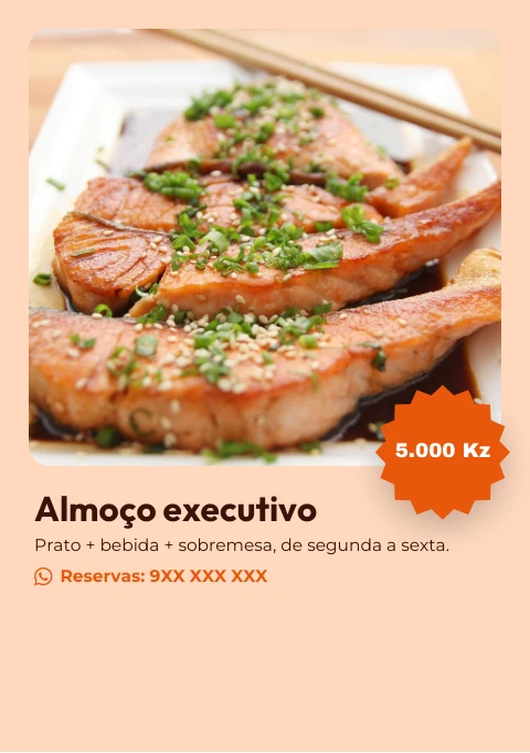 Pré-visualização do modelo Flyer de restaurante (Marketing)