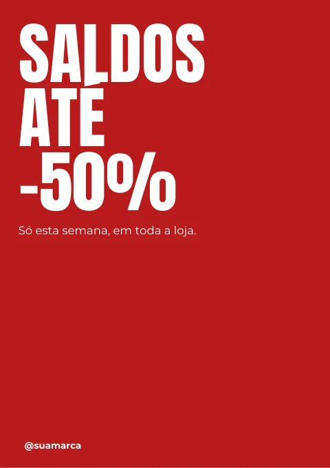 Pré-visualização do modelo Cartaz de promoção (Marketing)