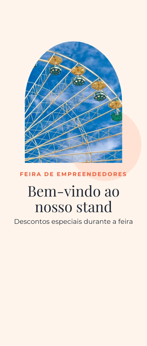 Pré-visualização do modelo Roll-up de evento (Marketing)