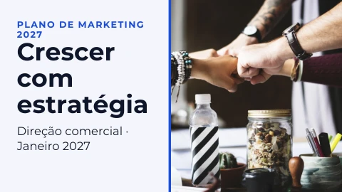 Pré-visualização do modelo Capa de apresentação (Marketing)