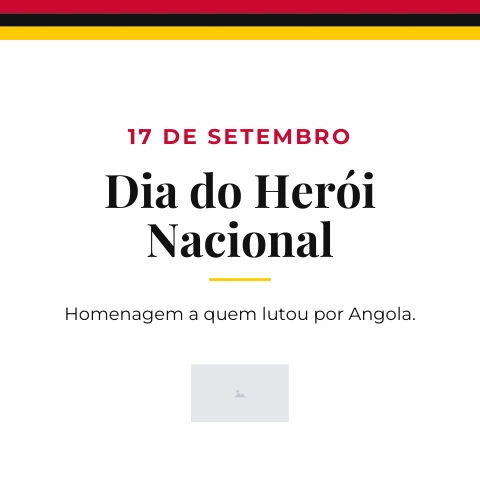 Pré-visualização do modelo 17 de Setembro - Dia do Herói Nacional (Eventos & Datas)
