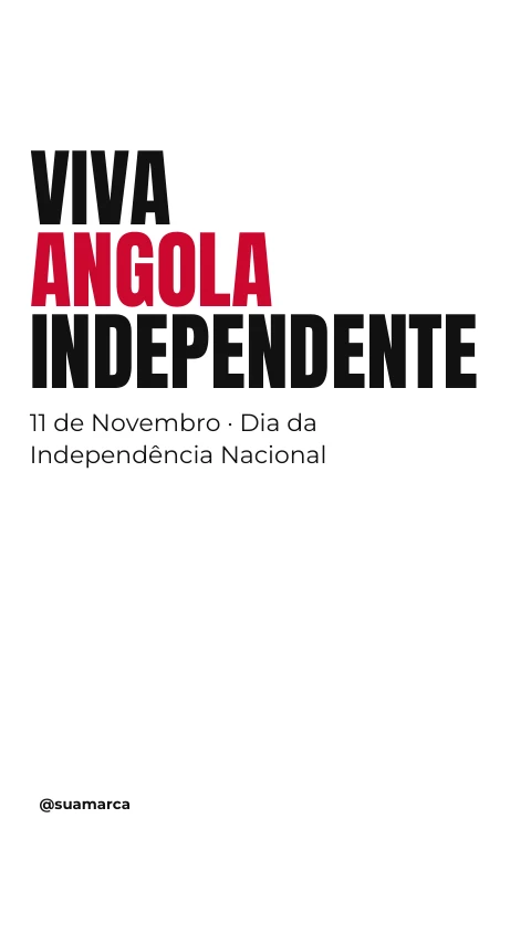 Pré-visualização do modelo 11 de Novembro (story) (Eventos & Datas)