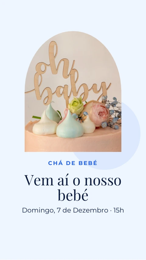 Pré-visualização do modelo Chá de bebé (Eventos & Datas)