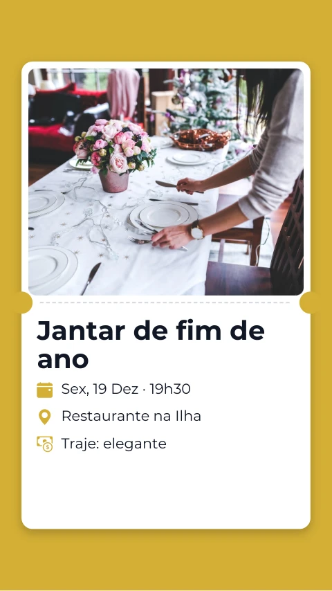 Pré-visualização do modelo Festa de fim de ano da empresa (Eventos & Datas)