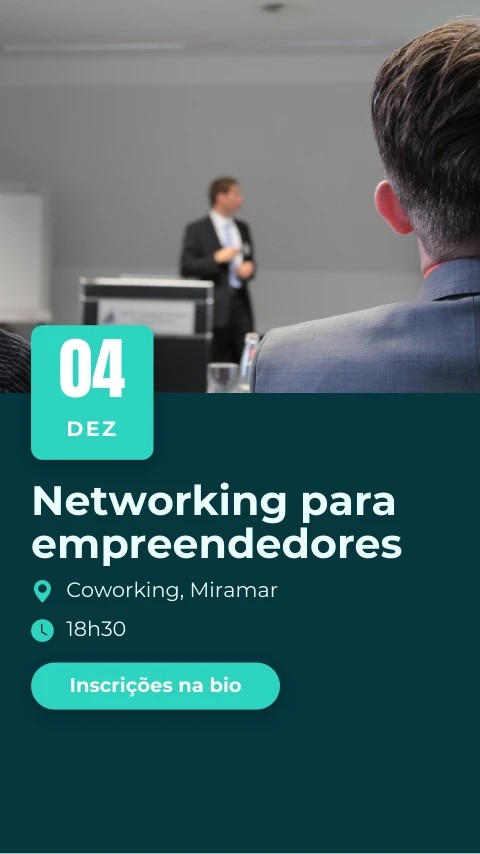 Pré-visualização do modelo Encontro de networking (Eventos & Datas)