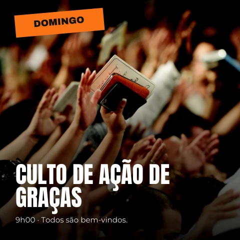 Pré-visualização do modelo Culto especial (Eventos & Datas)
