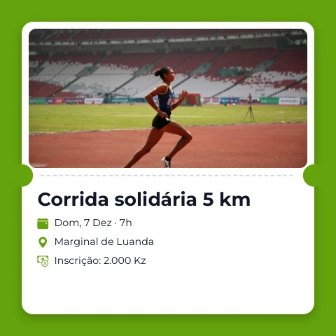 Pré-visualização do modelo Corrida solidária (Eventos & Datas)
