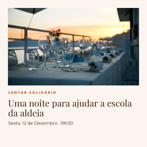 Pré-visualização do modelo Jantar solidário (Eventos & Datas)