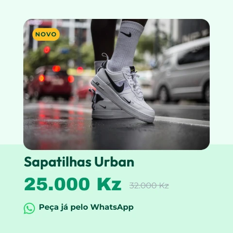 Pré-visualização do modelo Produto com preço (Negócios)