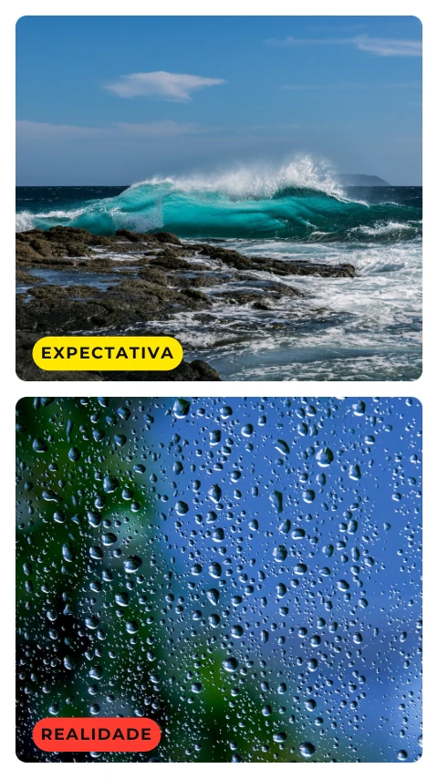 Pré-visualização do modelo Expectativa vs realidade (Memes & Entretenimento)