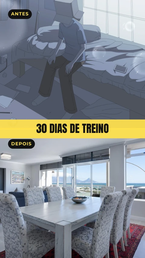 Pré-visualização do modelo Antes e depois (Creator)