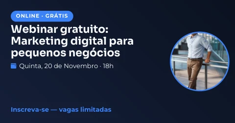 Pré-visualização do modelo Webinar gratuito (Eventos & Datas)