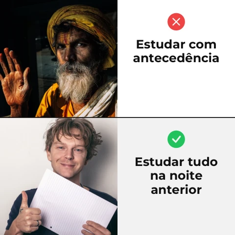 Pré-visualização do modelo Meme: reação sim / não (Memes & Entretenimento)