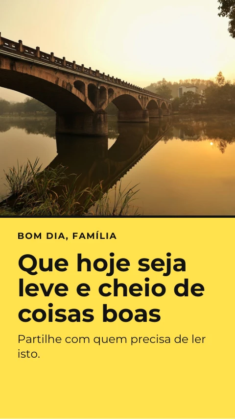 Pré-visualização do modelo Bom dia (story) (Redes sociais)