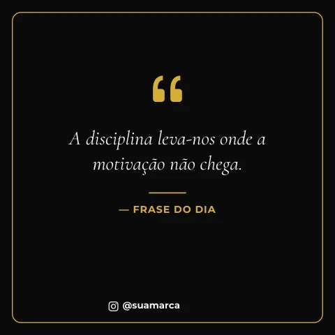 Pré-visualização do modelo Citação (fundo escuro) (Redes sociais)