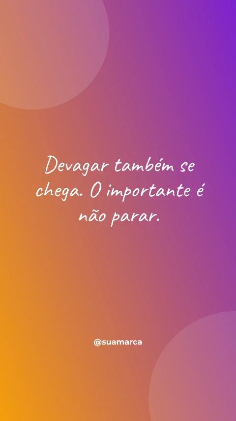 Pré-visualização do modelo Frase para o estado (Redes sociais)