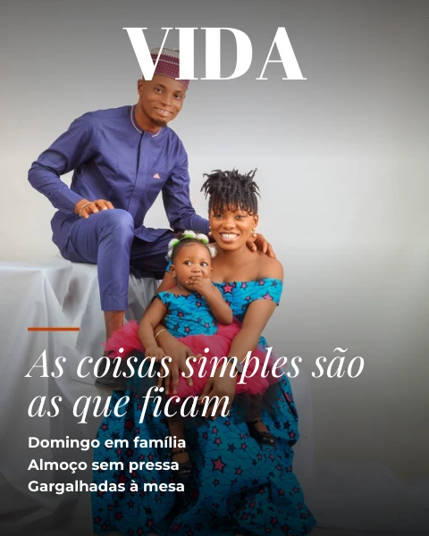 Pré-visualização do modelo Momentos simples (Redes sociais)