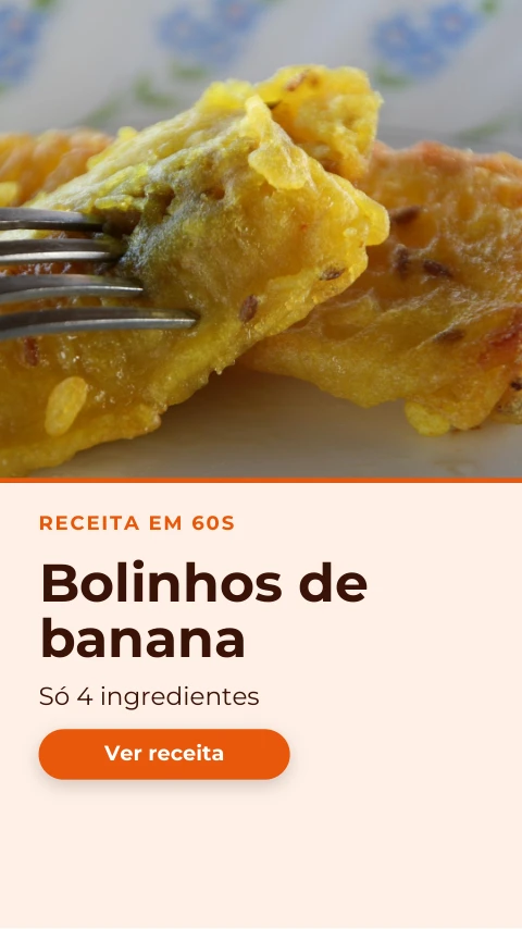 Pré-visualização do modelo Capa: receita rápida (Creator)