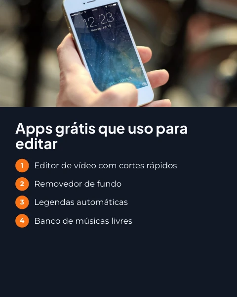 Pré-visualização do modelo Apps de edição (Creator)