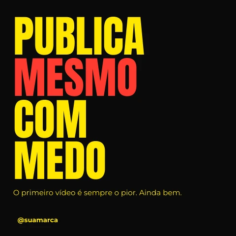 Pré-visualização do modelo Frase para criadores (Creator)