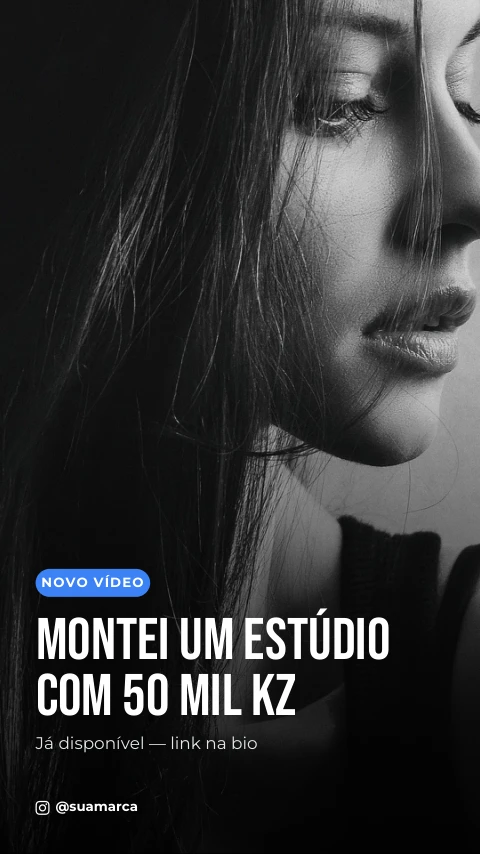 Pré-visualização do modelo Novo vídeo (story) (Creator)