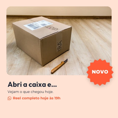 Pré-visualização do modelo Unboxing (Influencer)