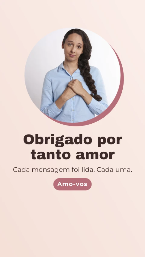 Pré-visualização do modelo Obrigado (com foto) (Influencer)