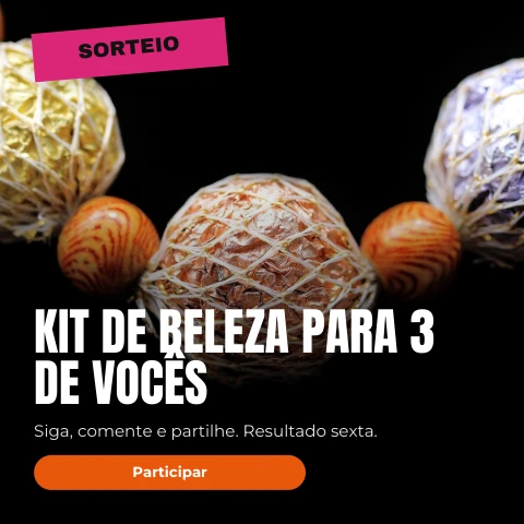 Pré-visualização do modelo Sorteio com marca (Influencer)